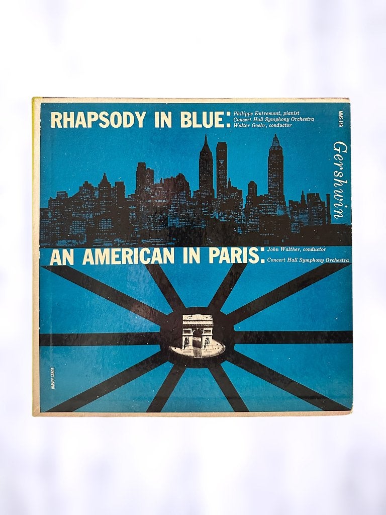 10" Gershwin Rhapsody in blue/ American in Paris, Cd's en Dvd's, LP, Gebruikt, 10 inch, Overige componisten