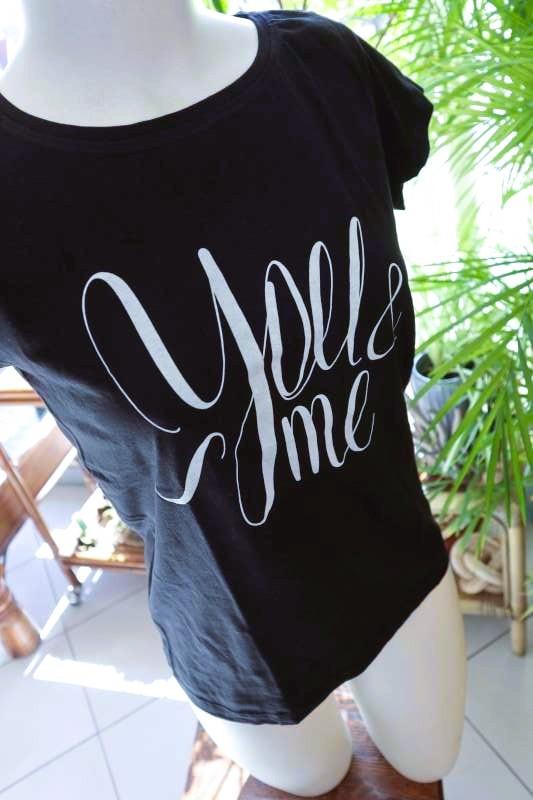 zwart wit 'you & me' T-shirt, Zwart, Nieuw, Ophalen of Verzenden, Jacqueline de Yong