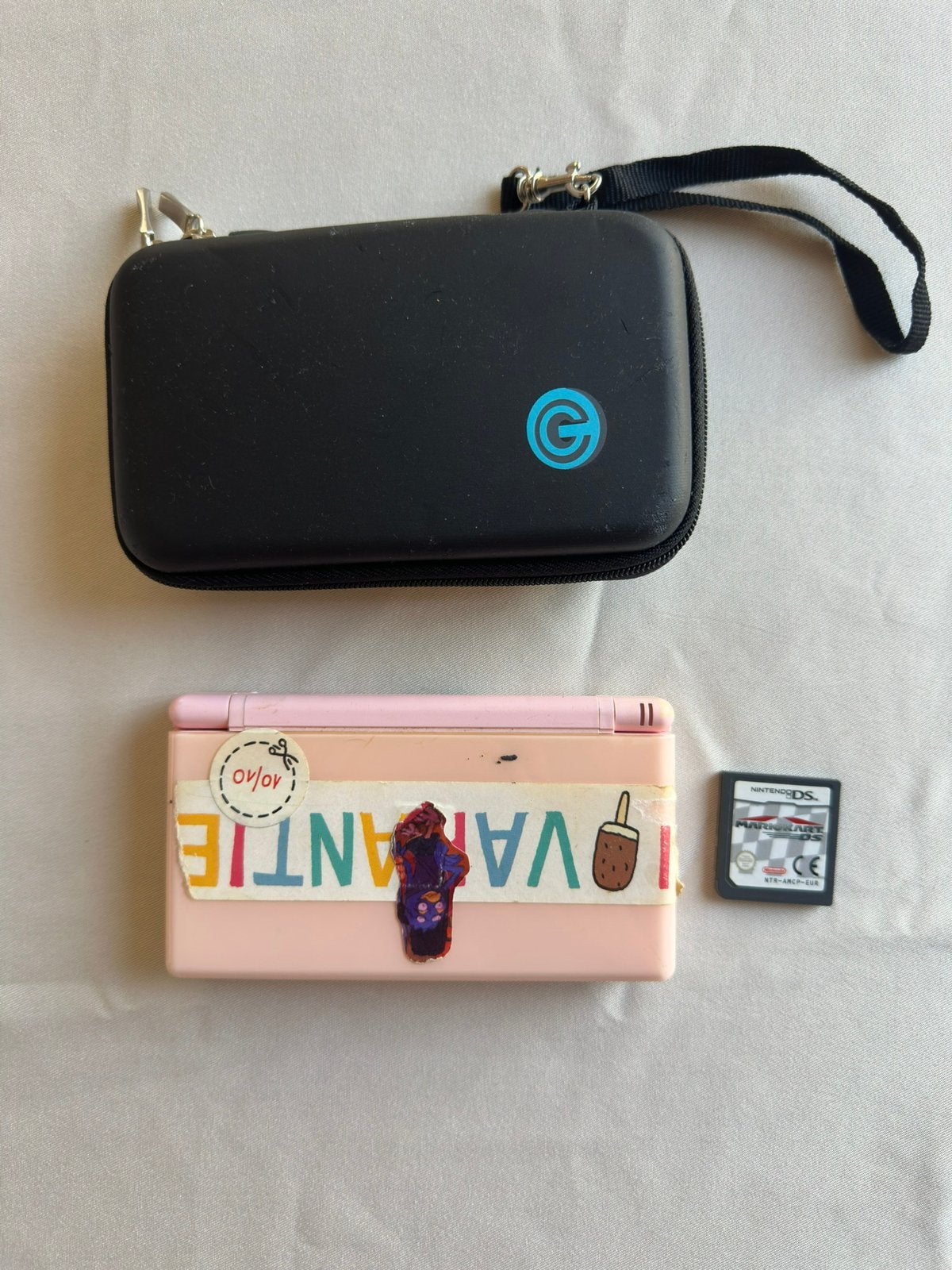 Nintendo ds lite + mario kart, Ophalen, Zo goed als nieuw, DS Lite