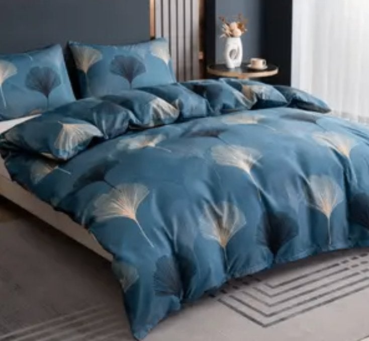 Literie NEUF housse de couette 200 x 200 cm (2 pers), Neuf, Housse de couette, Enlèvement, Bleu
