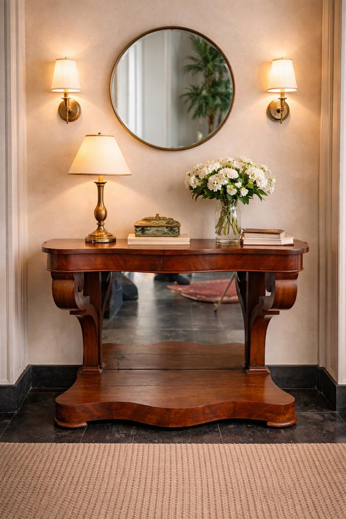 Antieke consoletafel in Biedermeier-stijl, Antiek en Kunst, Ophalen