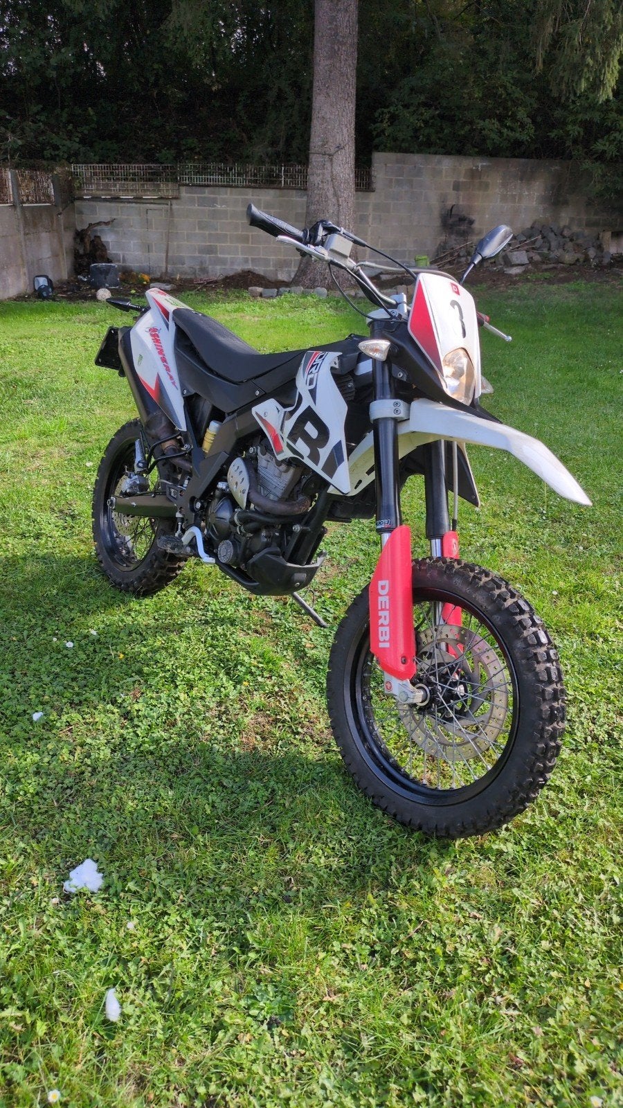 moto derbi senda DRD 125, Enlèvement, Derbi