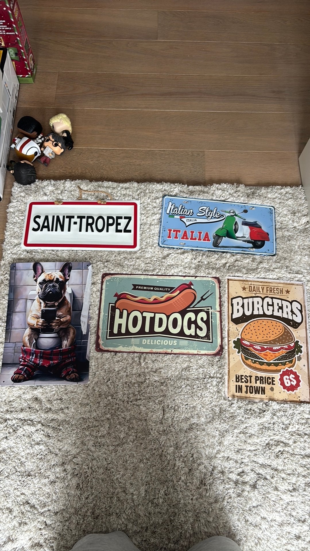 Lot de plaques decoratives, Maison & Meubles, Accessoires pour la Maison | Tableaux à écrire & Proverbes, Enlèvement, Utilisé