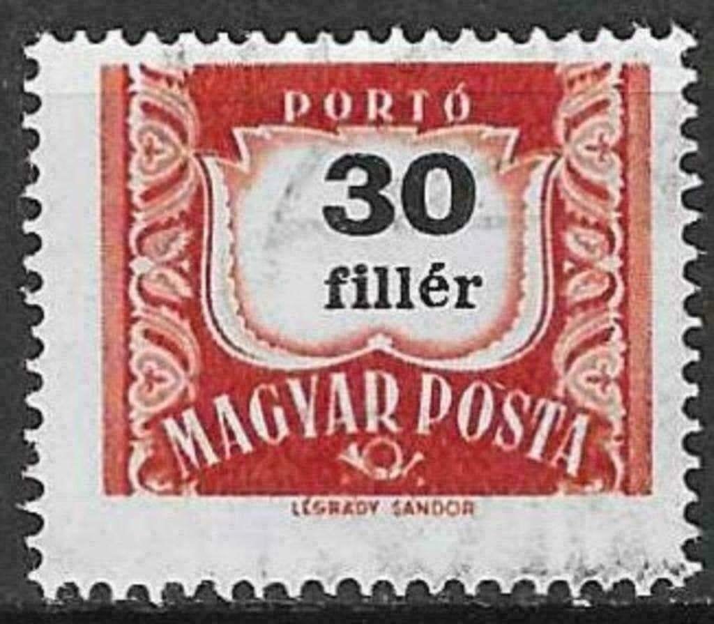 Hongarije 1958/1969 - Yvert 225ATX - Taxzegel (ST), Postzegels en Munten, Verzenden, Gestempeld