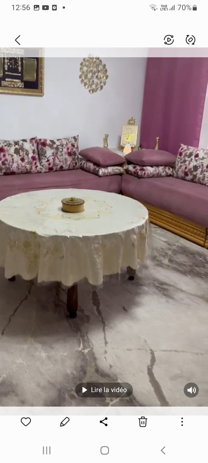 Salon marocain complet, Maison & Meubles, Nappes, Enlèvement, Comme neuf