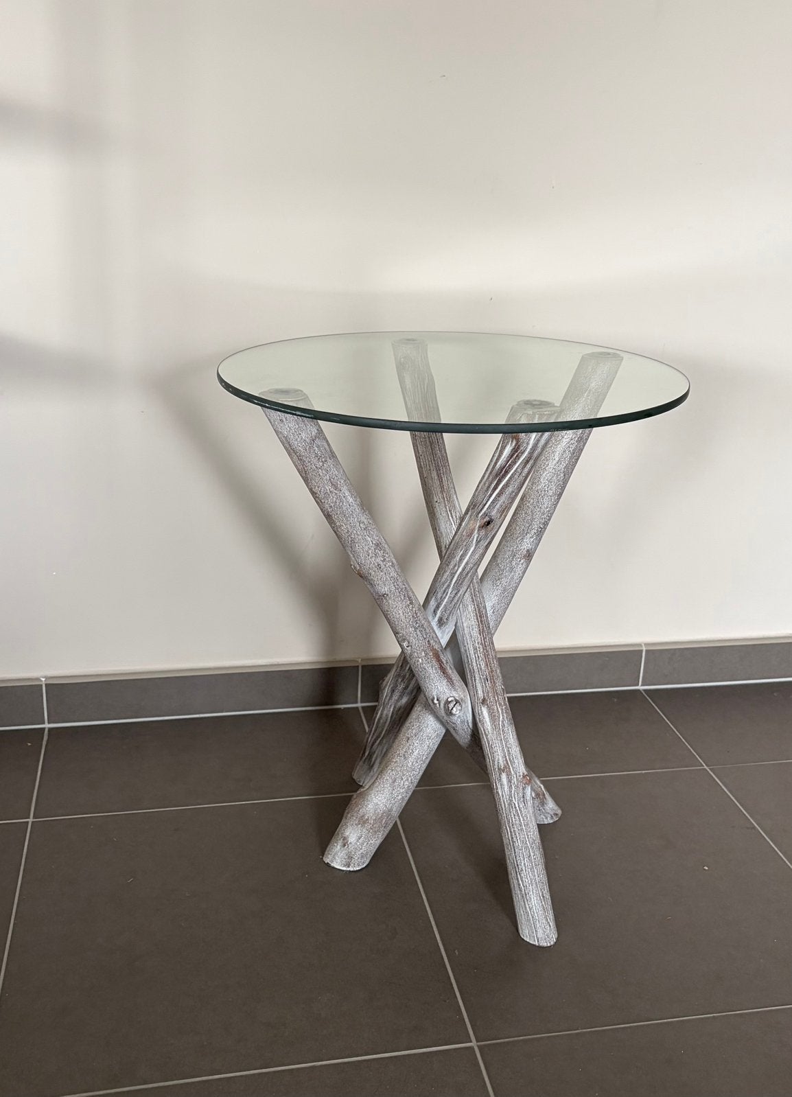 table basse, Maison & Meubles, 50 – 75, 50 à 100 cm, Comme neuf, Verre