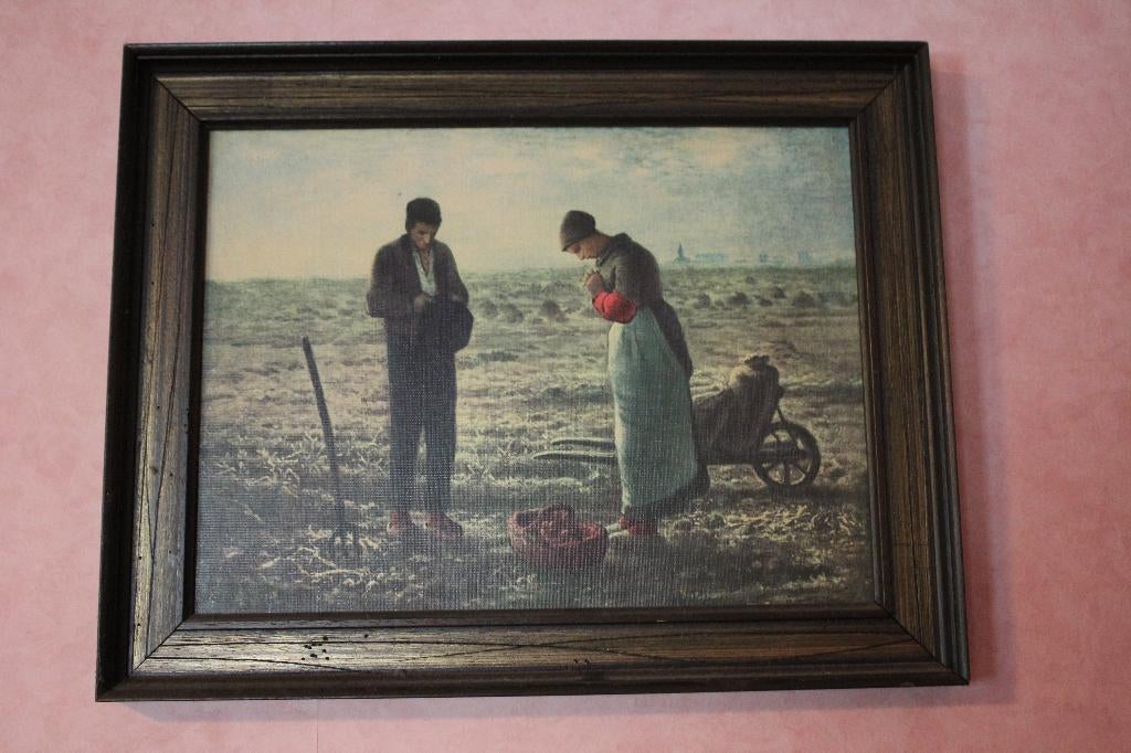2 schilderij Half oogst, Antiek en Kunst, Kunst | Schilderijen | Klassiek, Ophalen