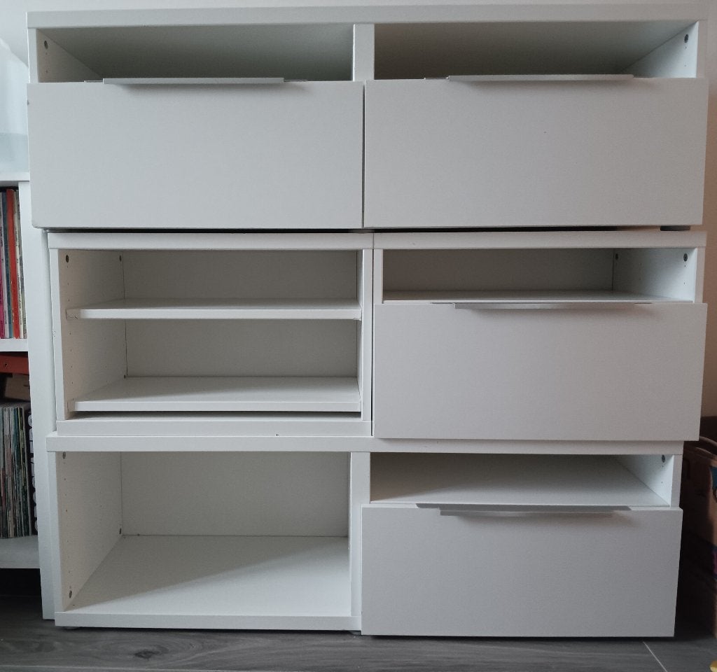 Meuble TV / commode / buffet : 4 x BESTA, Ophalen, Gebruikt
