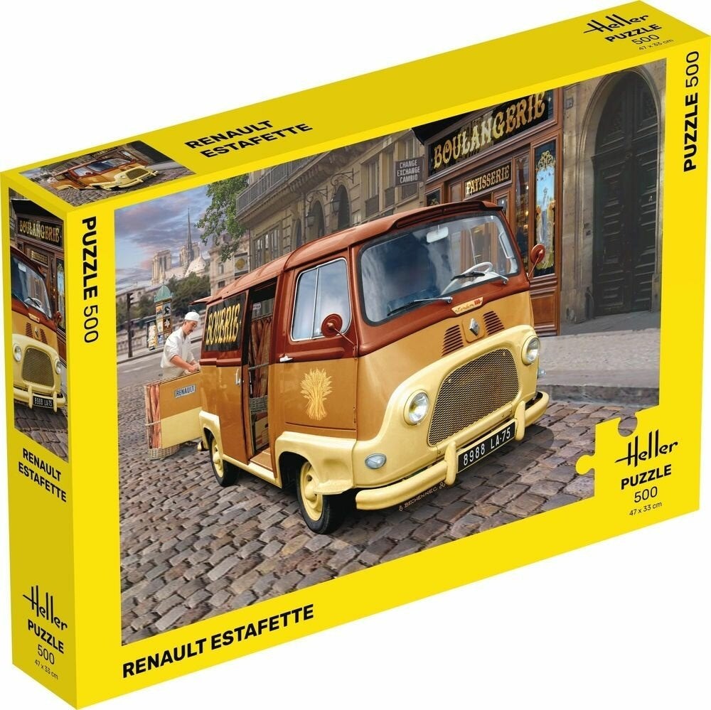 Puzzel 500 stuks Renault Estafette Heller, Hobby & Loisirs créatifs, Enlèvement ou Envoi, 500 à 1500 pièces, Neuf, Puzzle