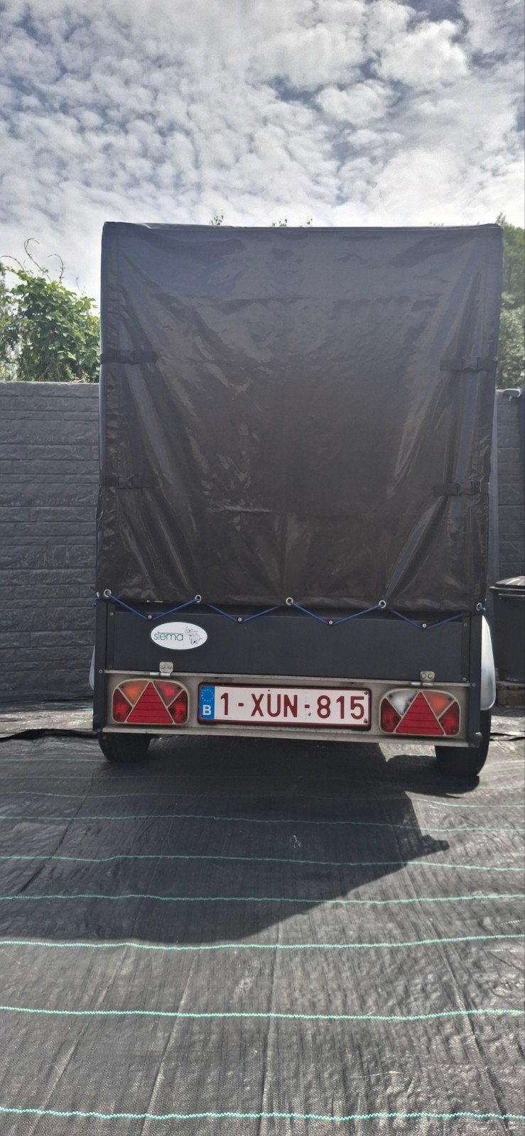 Stema aanhangwagen extra hoog 208x114x130cm, Auto diversen, Aanhangers en Bagagewagens, Ophalen