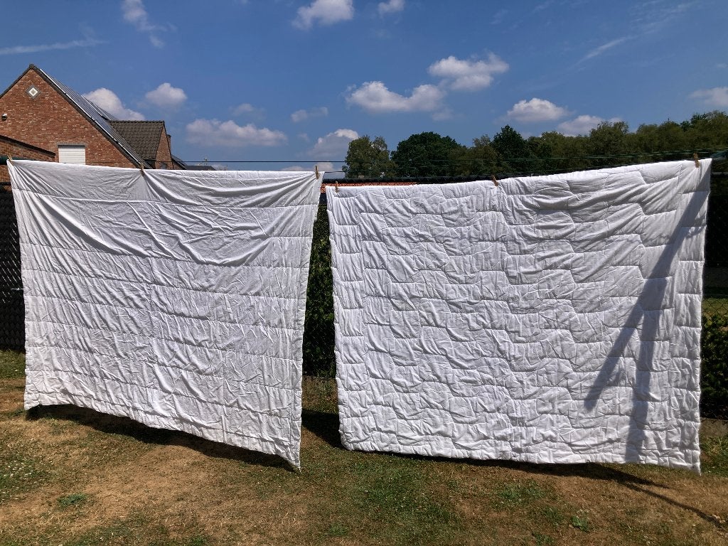 4-seizoenen dekbed, Huis en Inrichting, Slaapkamer | Beddengoed, Zo goed als nieuw, Deken of Dekbed, Tweepersoons, Wit, Anti-allergisch