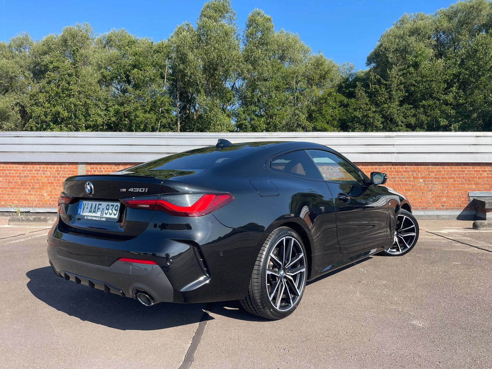 BMW 430i Coupé, Auto's, Automaat, 4 cilinders, Zwart, Bedrijf