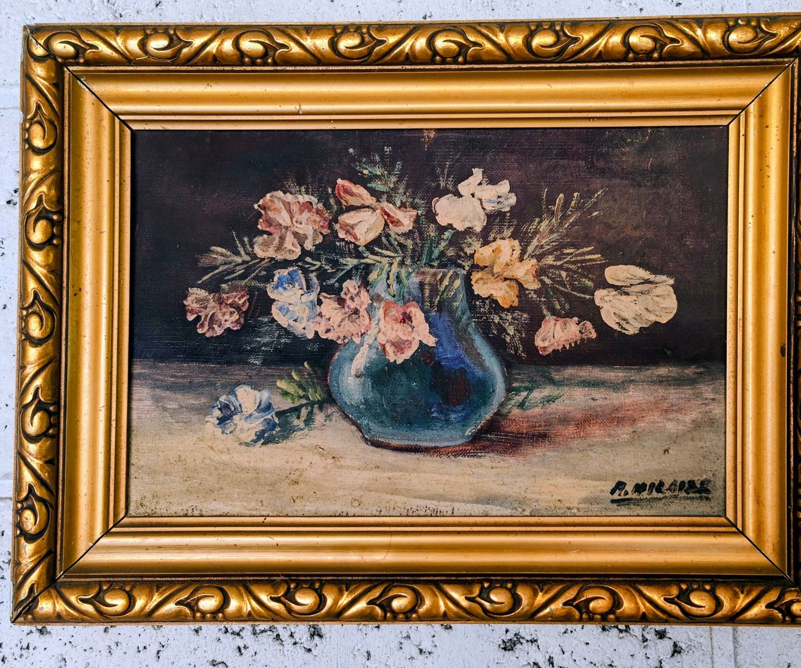 Tableaux peints à la main ou aquarelles tous genres, Enlèvement