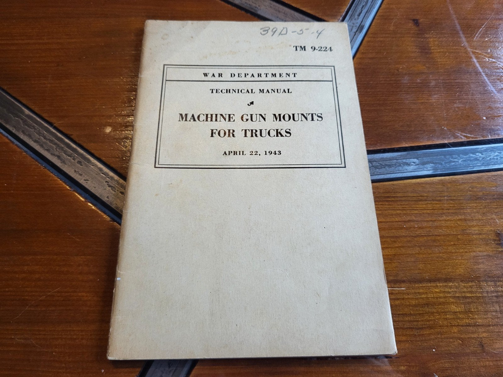 Manuel d'instructions TM 9-224, US 2WW, Envoi
