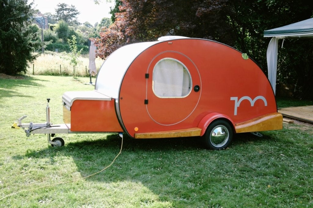 MY DROP rode minicaravan, Overige merken, Vast bed, Ringverwarming, Tot en met 2