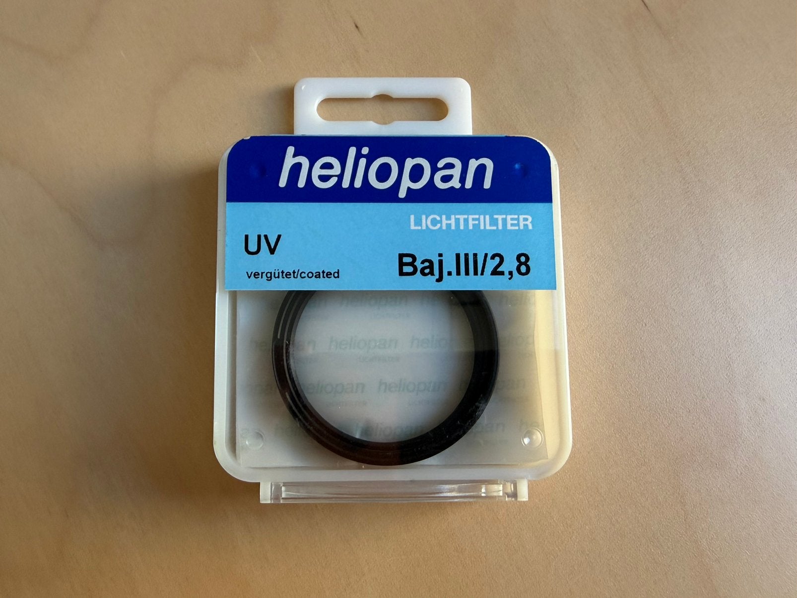 Nieuw Heliopan UV Filter for Rolleiflex Bay III 2.8 2.8F, Enlèvement ou Envoi, Neuf, Filtre UV