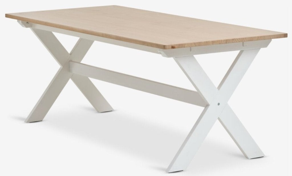 Table à manger JYSK VISLINGE + 2 rallonges (190 à 280 cm), Maison & Meubles, Tables | Tables à manger, 150 à 200 cm, Cinq personnes ou plus