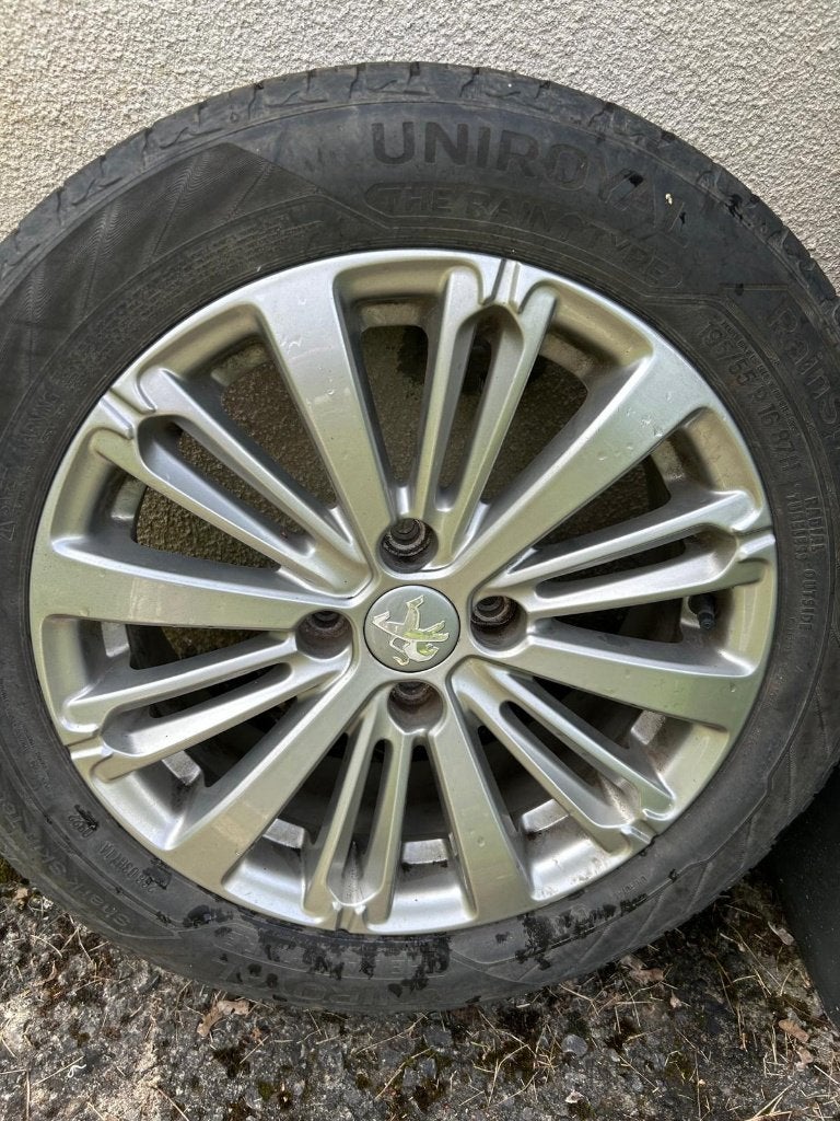 4 jantes alu d'origine pour Peugeot 208, 16 pouces, Véhicule de tourisme, Pneus été, Enlèvement