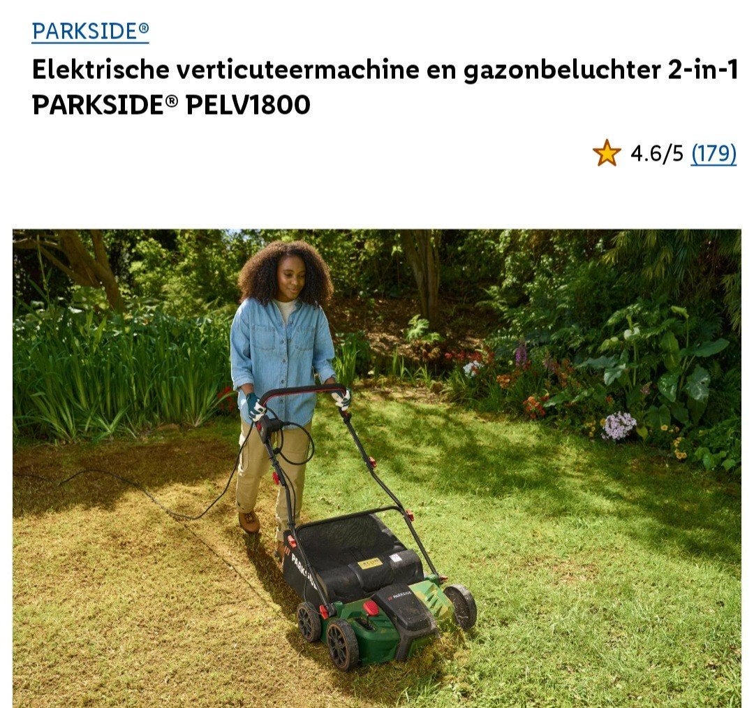 verticuteerder parkside, Tuin en Terras, Ophalen