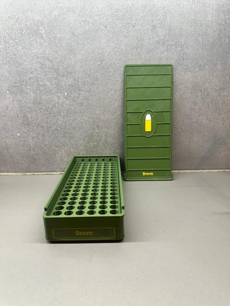 Boîte de rangement 9mm - Fait main - vert, Enlèvement ou Envoi, Neuf