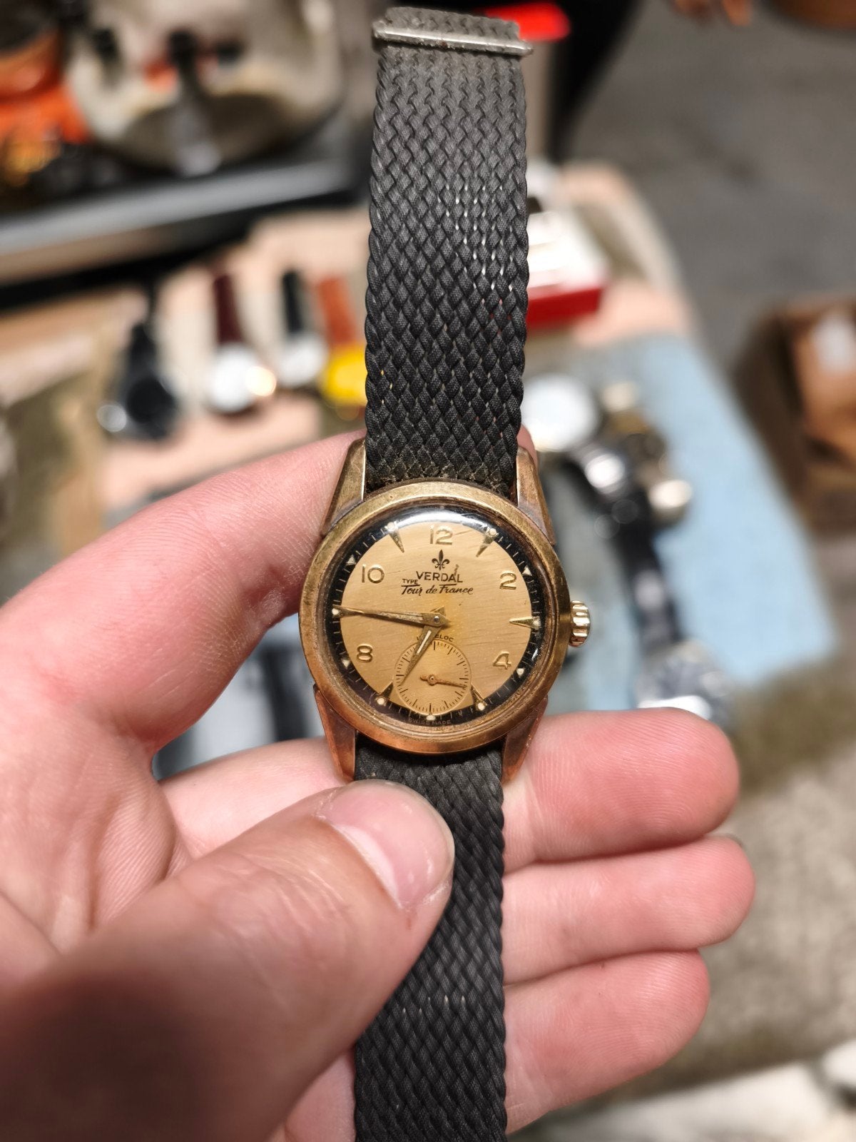 Verdal - Tour de France horloge, ., Polshorloge, Ophalen of Verzenden, .
