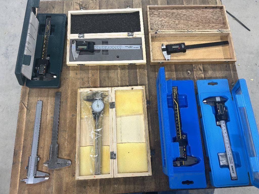 Schuifmaten, Bricolage & Construction, Instruments de mesure, Enlèvement ou Envoi, Comme neuf, Distance