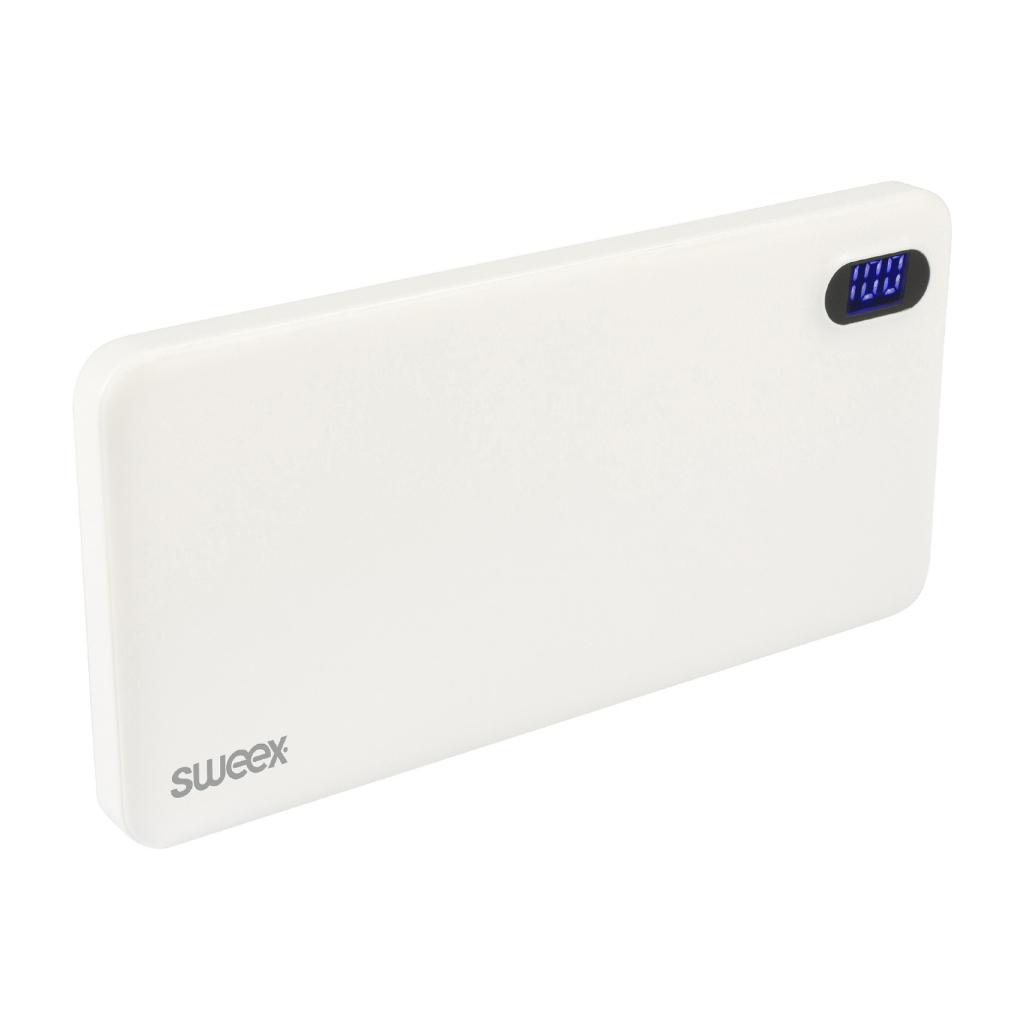 Power Bank 8000 mAh USB – Batterie externe – Blanc, Télécoms, Enlèvement ou Envoi, Neuf, Sweex