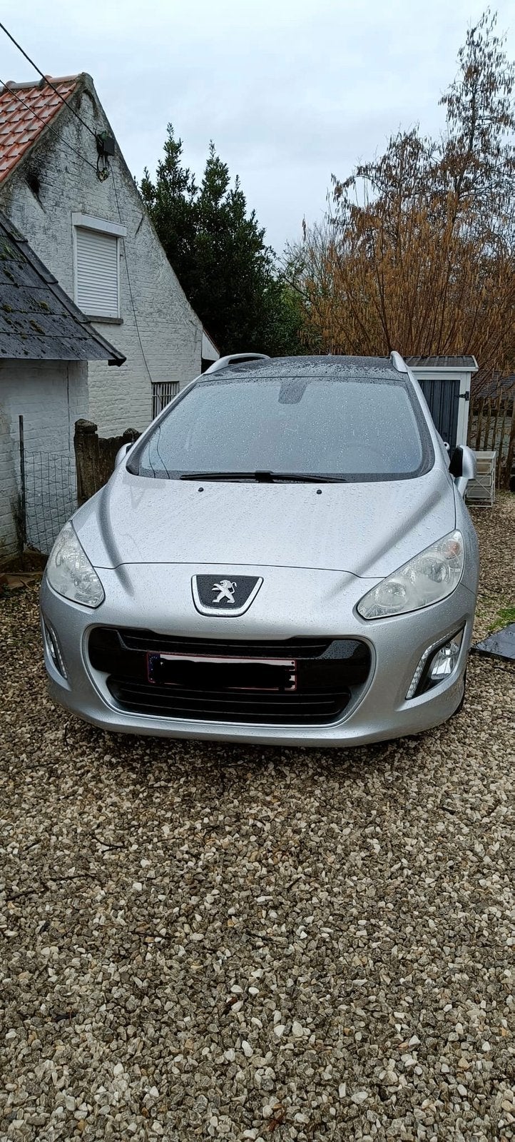 Peugeot 308 SW 1.6 HDi, Auto's, Voorwielaandrijving, Euro 5, Stof, Zwart