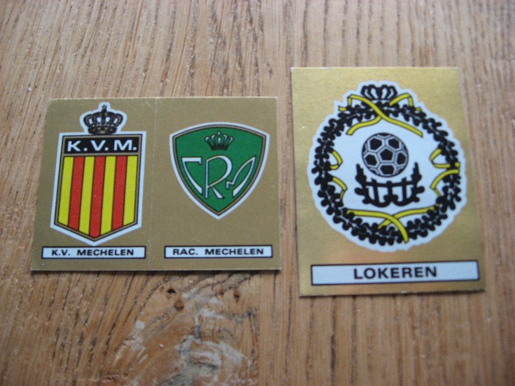 Autocollants Panini KV Mechelen RAC Malines Lokeren Footb 81, Enlèvement ou Envoi, Neuf, Affiche, Image ou Autocollant