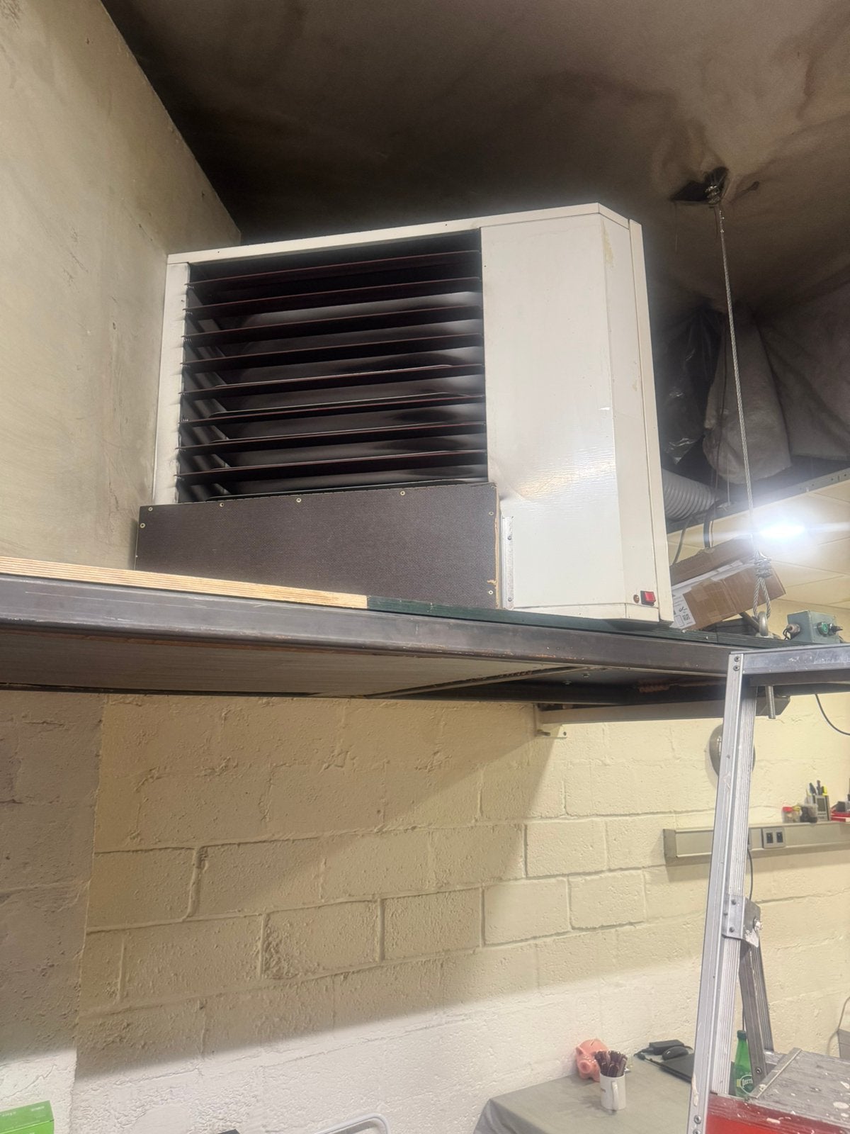 Verwarming voor grote atelier of loods op aardgas, Bricolage & Construction, Enlèvement, Comme neuf