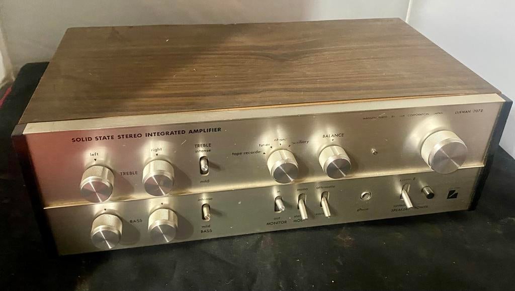 Luxman SQ 707 versterker, perfect spelend - 1969, Enlèvement ou Envoi
