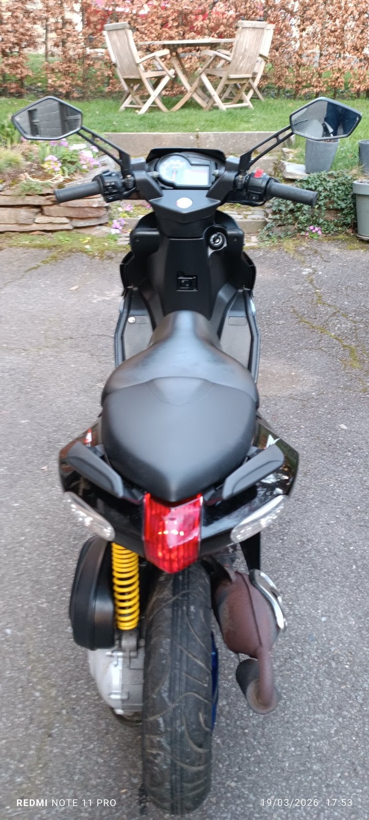 Scooter Aprilia, 50 SR, 49 cm³, Classe B (45 km/h), Enlèvement, Utilisé