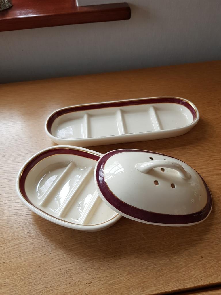 Antieke toilettafel-set, Ophalen of Verzenden