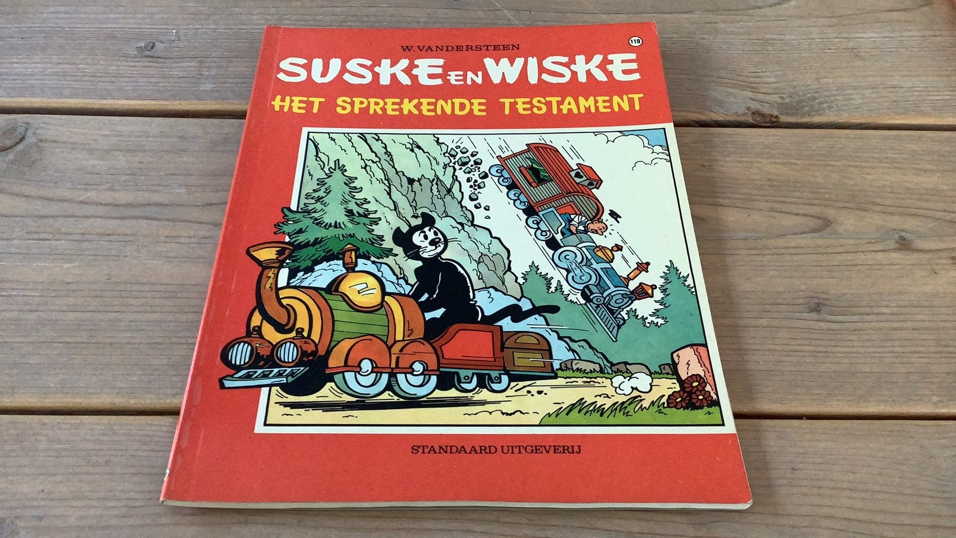 Suske en Wiske 119 - Het sprekende testament - 1ste druk ‘71, Boeken, Stripverhalen, Ophalen of Verzenden