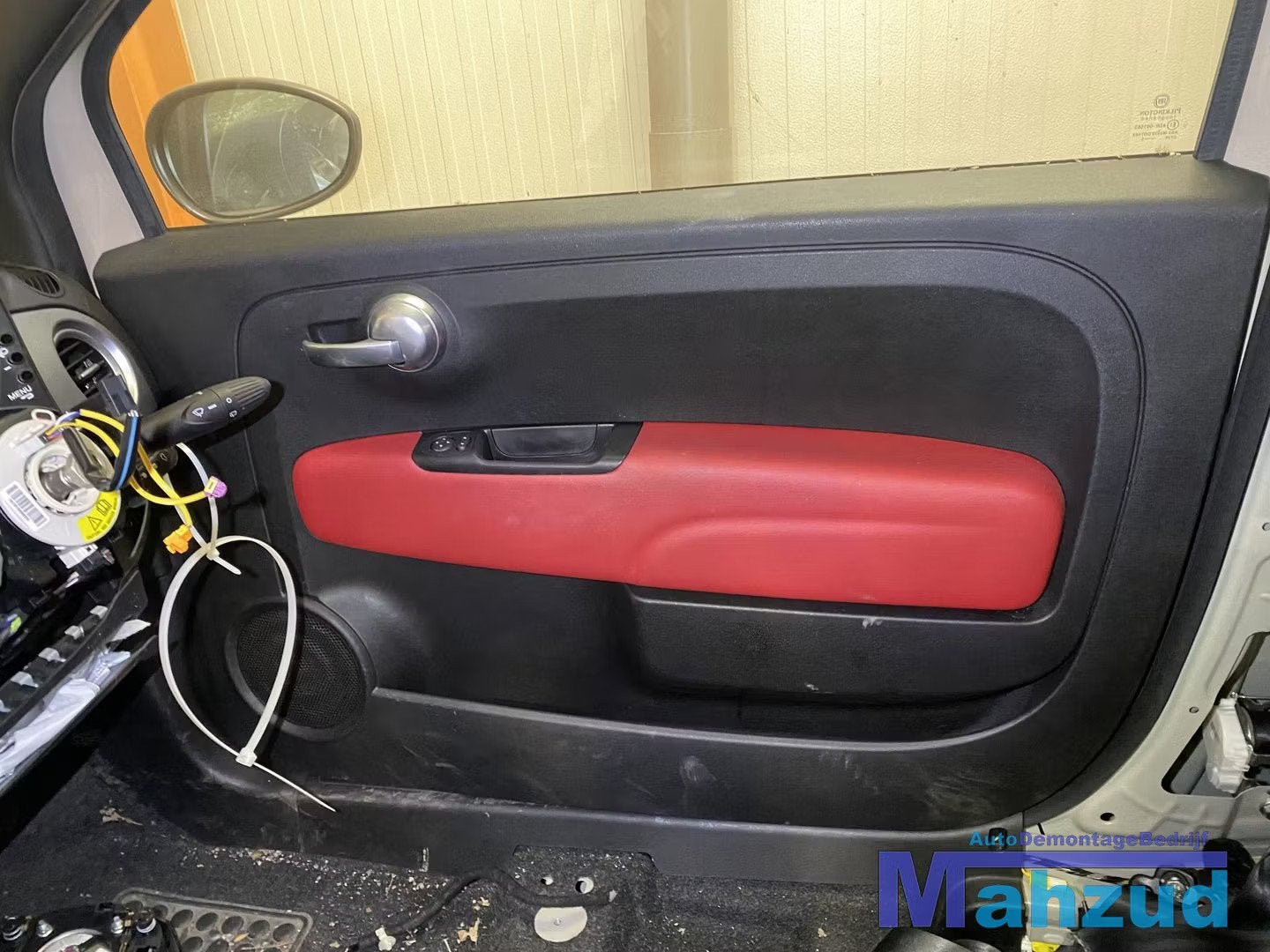 FIAT 500 ROOD ZWART rechts deurpaneel deurkaart 2007+, Gebruikt, Stellantis Europe S.p.A., Info@stellantis.com, Corso Giovanni Agnelli 200
10135  Turin, IT