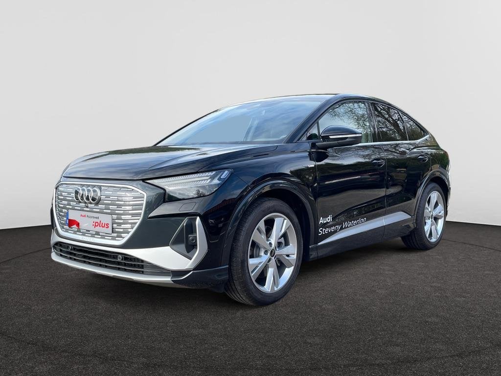 Audi Q4 Sportback e-tron Audi Q4 Sportback e-tron S line 40, Automaat, Overige modellen, Zwart, Elektrisch