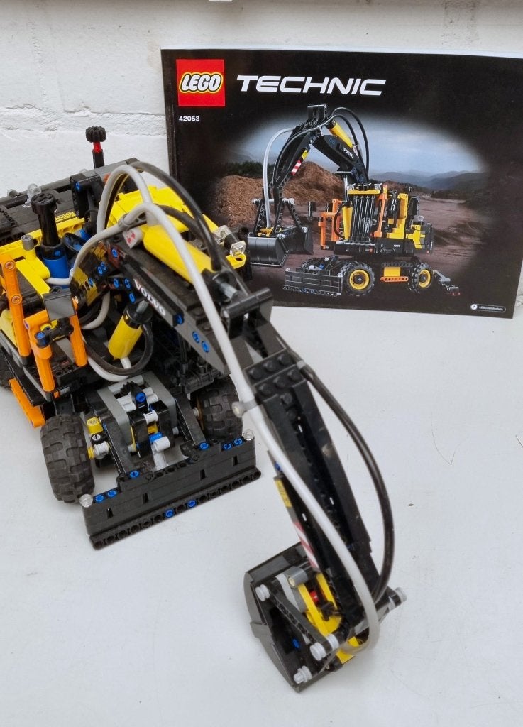 LEGO Technic 42053 - Volvo EW160E, Lego, Ensemble complet, Instructions incluses, Comme neuf