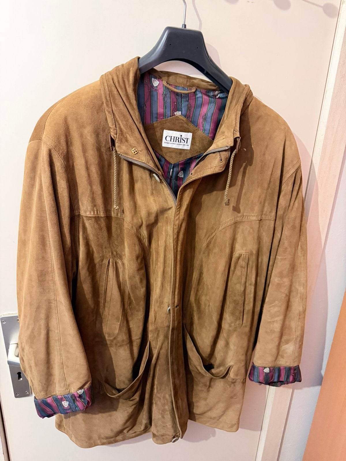 Veste en daim/parka en daim vintage Christ - taille XXL/3XL, Enlèvement ou Envoi, Comme neuf