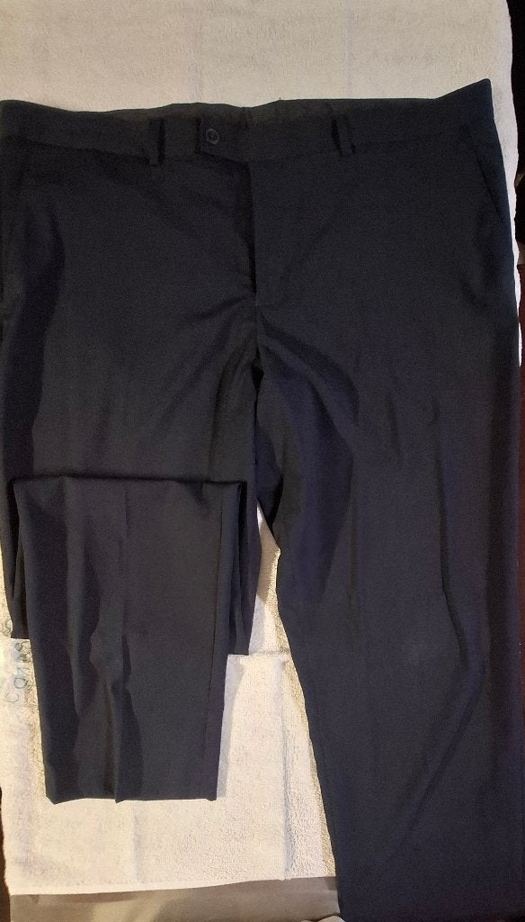 Kostuum broek, Ophalen, Blauw, Maat 56/58 (XL), C&A