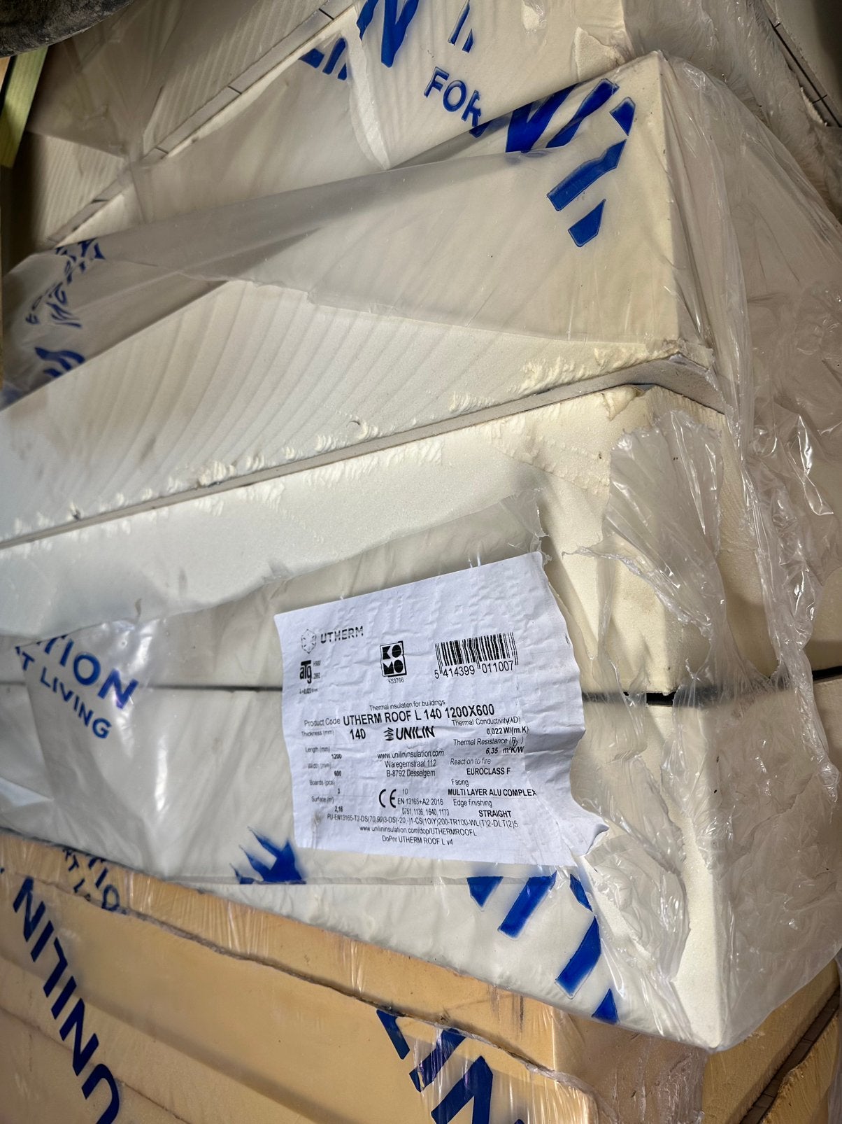 Unilin Utherm roof L140, Enlèvement, Neuf