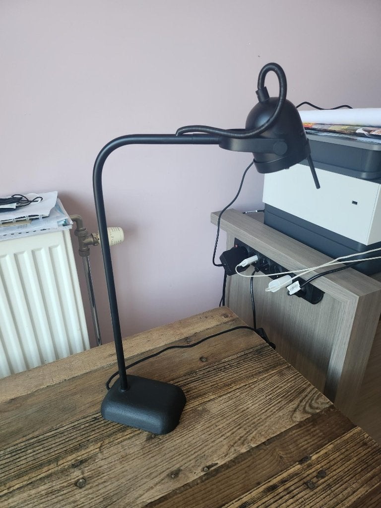 Bureaulamp Frezoli Spezia, Bureaulamp, Vintage, 44 cm, Ophalen of Verzenden