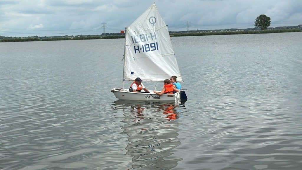 optimist, Watersport en Boten, Open zeilboten, Ophalen, Gebruikt, Polyester, Optimist