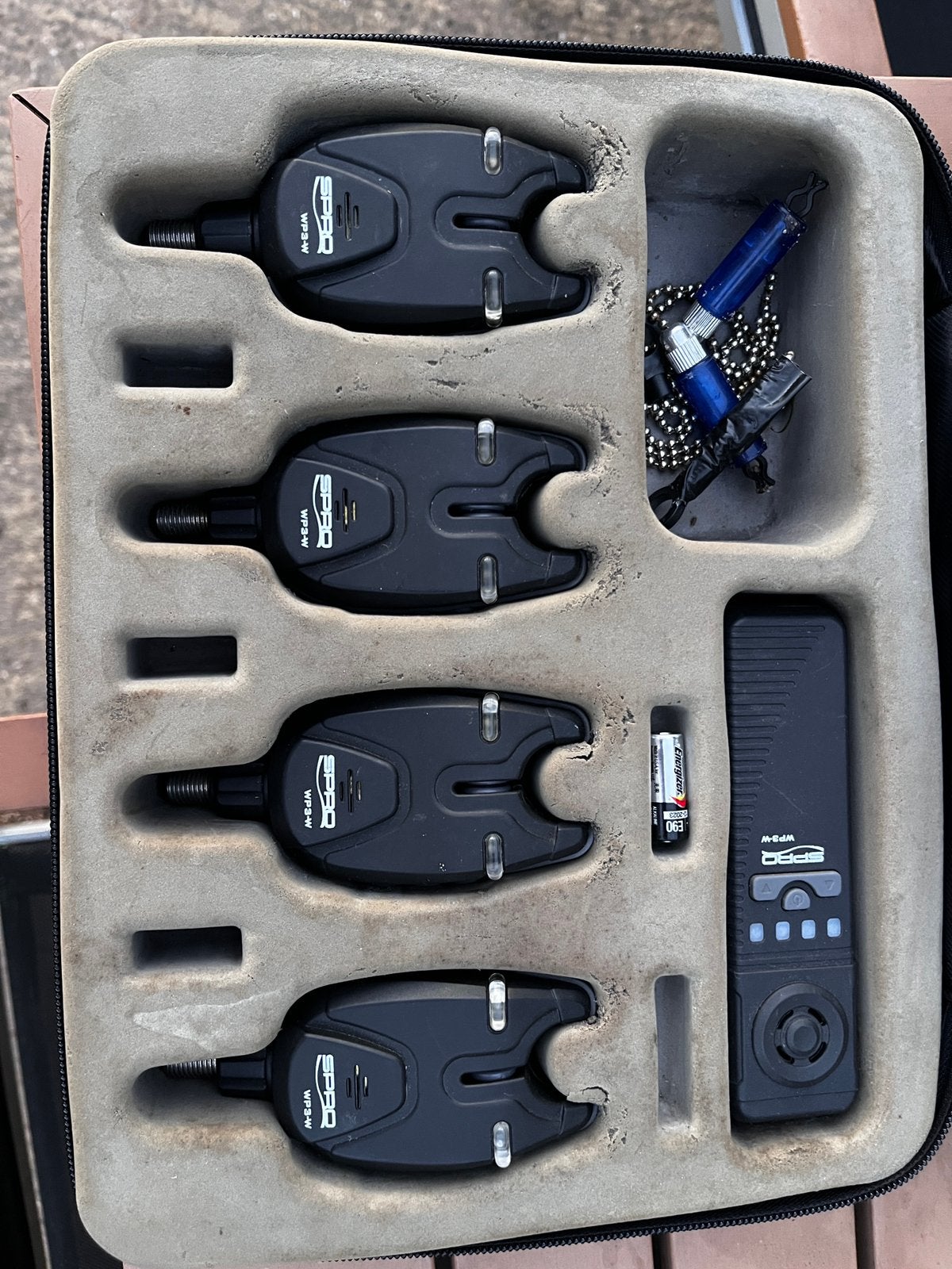 Beetmelders spro, Watersport en Boten, Ophalen, Zo goed als nieuw, Complete set