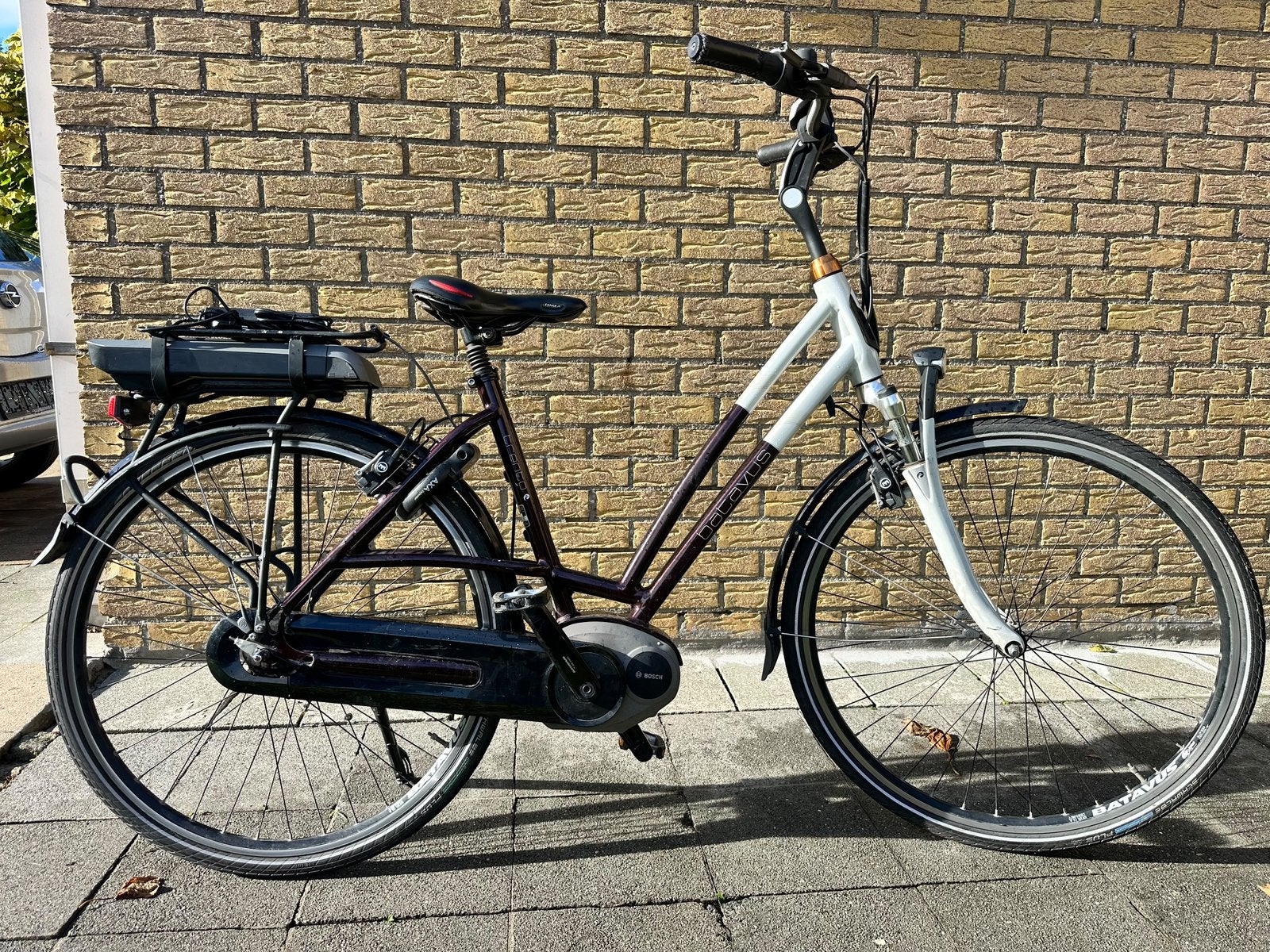 Elektrische fiets met een Bosch middenmotor Batavus, Fietsen en Brommers, Ophalen of Verzenden, Zo goed als nieuw, Batavus