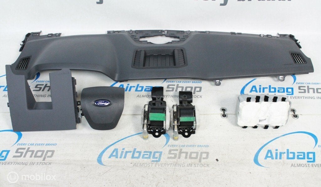 Airbag kit - Tableau de bord noir Ford Ranger (2011-2015), Gebruikt, Ophalen of Verzenden