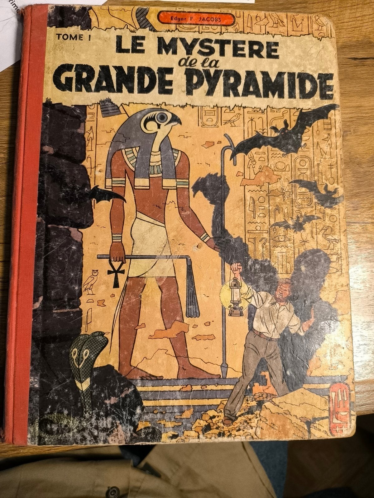 le mystère de la grande pyramide Tome 1, Envoi, Edgar P Jacobs