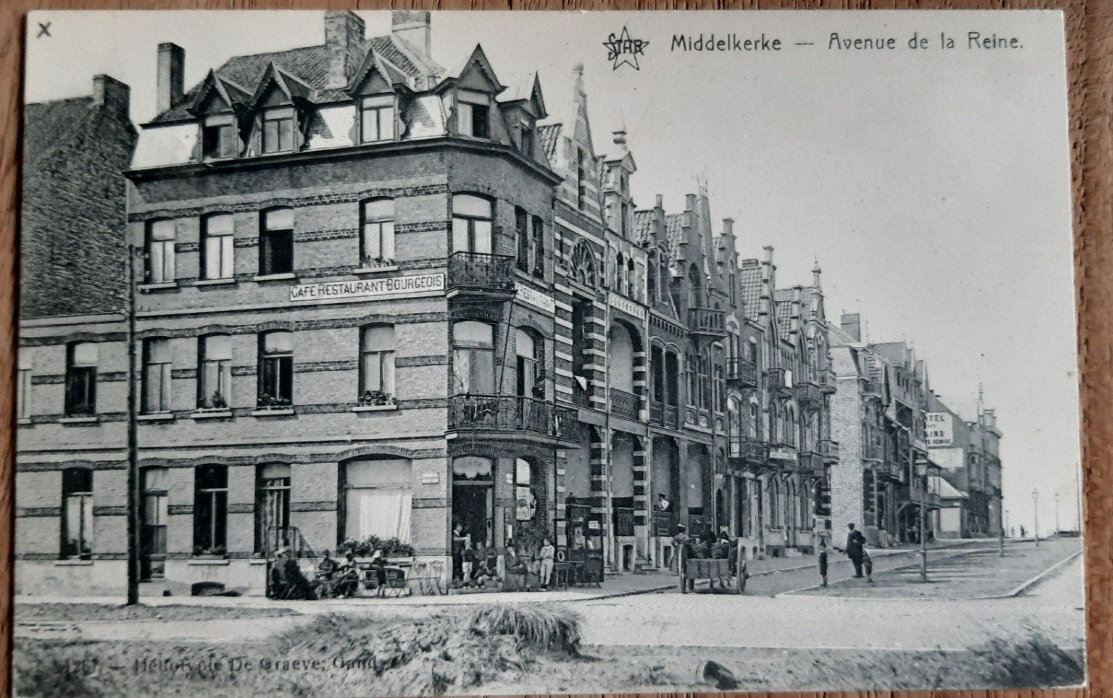 MIDDELKERKE avenue de la Reine TOP, Collections, Cartes postales | Belgique, Enlèvement ou Envoi