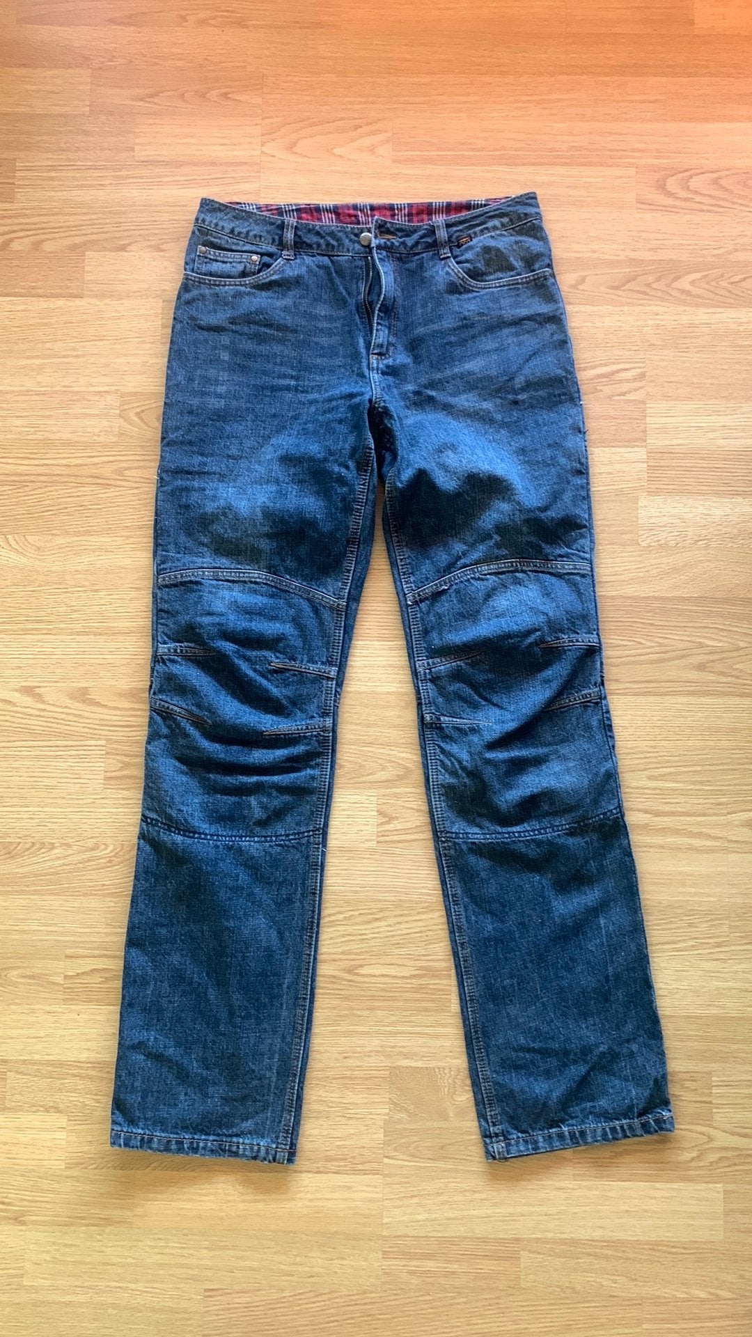 Pantalon jeans Kevlar moto Richa taille L34, Motoren, Kleding | Motorkleding, Ophalen, Tweedehands, Heren