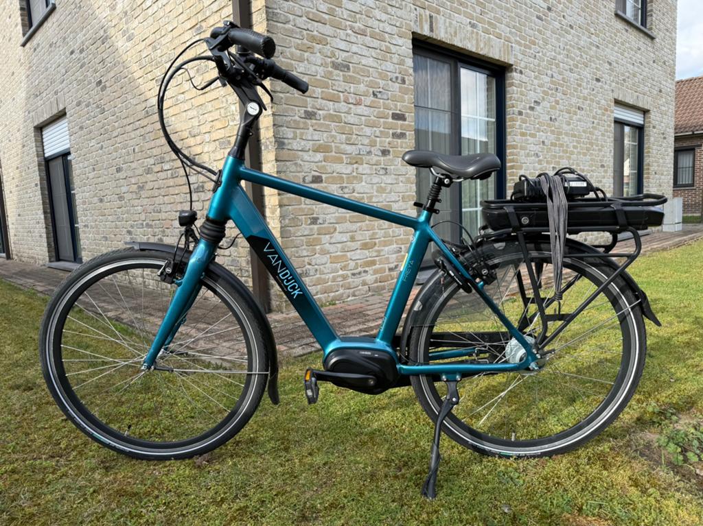 Mooie elektrische herenfiets in zeer goede staat, Fietsen en Brommers, Elektrische fietsen, Zo goed als nieuw, Ophalen