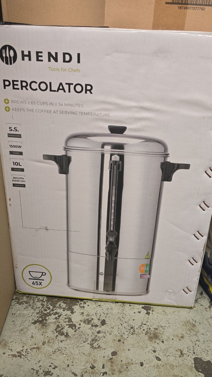 thermo percolateur café 10l, Enlèvement